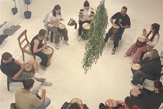 Therapeutic Drumming Circles at Nuru House 1
